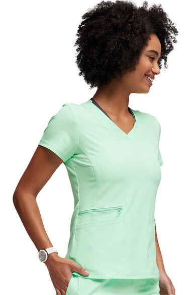 Women's Packable V-Neck Scrub Top, , large