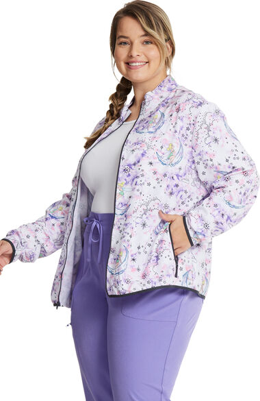 Women's Packable Starlight Tink Print Scrub Jacket, , large