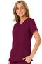 Clearance Women's Love 2 Love U V-Neck Solid Scrub Top, , large