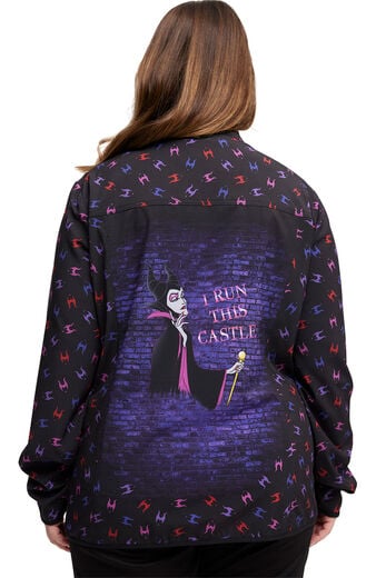 Clearance Women's Packable I Run This Castle Print Jacket