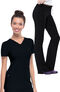 Women's V-Neck Scrub Top & Low Rise Scrub Pant Set, , large