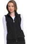 Women's In-Vested Love Solid Scrub Vest, , large
